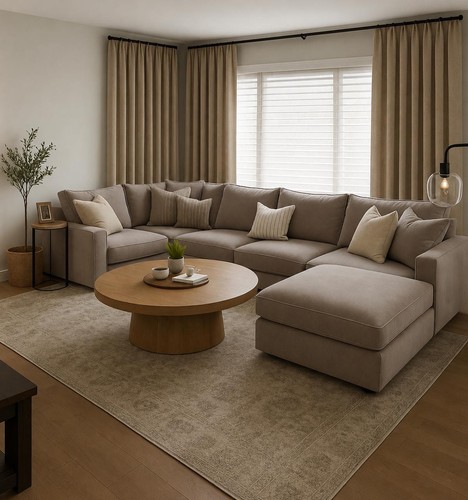 Luxury ruby corner sofa - corner, sofa|