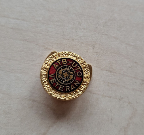 Vintage enamel atb uto veteran - vintage,