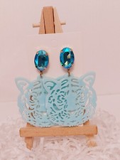 Large Blue Tiger Head Dangle