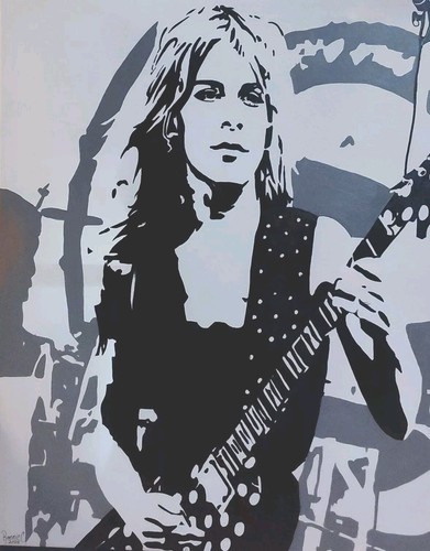 Randy rhoads 24x30 acrylic on - rhoads,
