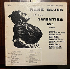 'RARE BLUES OF THE TWENTIES NO