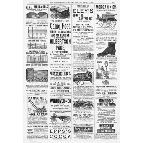 Victorian adverts steel - adverts,