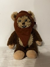Build-A-Bear Star Wars Wicket Ewok Plush Stuffed Bear 12” Hood BAB