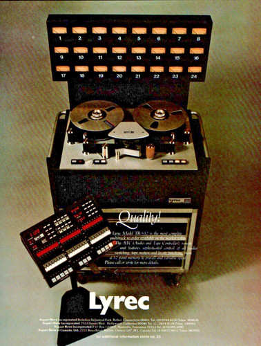 Vtg lyrec 532 - lyrec, tr-532