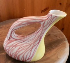 Vintage Italian Pottery Vase Marmaca San Marino Jug Pitcher MCM Alla Moda Ht18cm