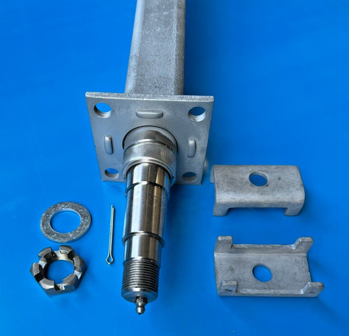 Galvanized boat trailer axle - galvanized,