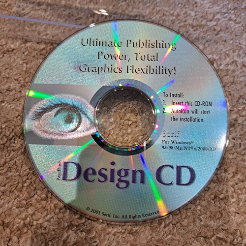 Serif design pageplus 8 - serif, cd