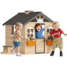 Wooden Playhouse for Kids