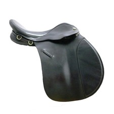 17" Wide Black Leather Ideal