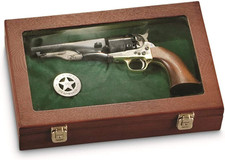 Gun Display Case Wood Handgun