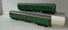 OO gauge HORNBY DUBLO 2 car EMU Southern Region SR BR Green 4150 2250 Runs Well