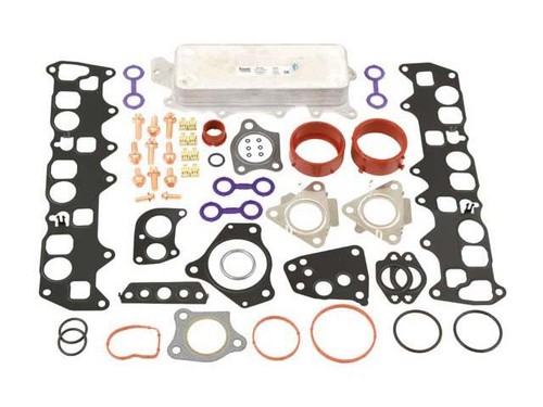 Engine oil cooler kit - cooler, for