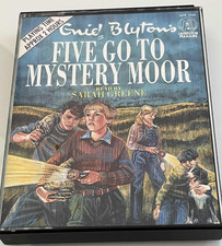 Enid Blyton - Five Go To Mystery Moor - Double Cassette Audio - TESTED!