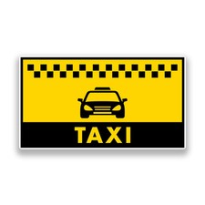 Taxi vinyl stickers - taxi,