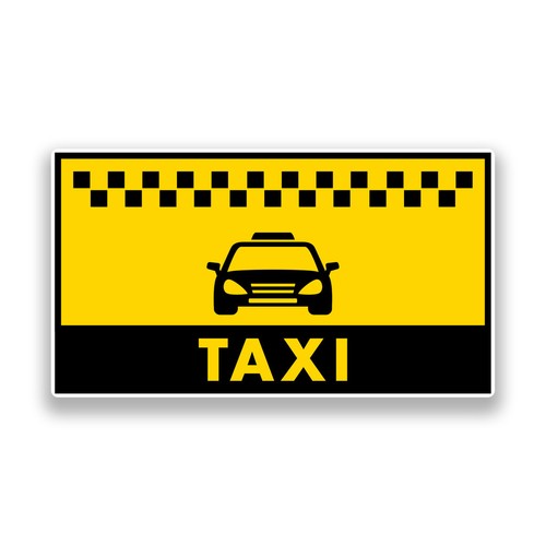 Taxi vinyl stickers - vinyl,