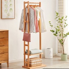 Bamboo garment rack coat shoe - bamboo,