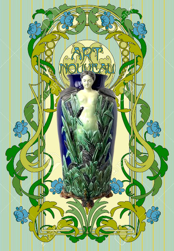 Art nouveau symbolism oak - nouveau,