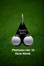 Personalised 2 Ball Golf Ball