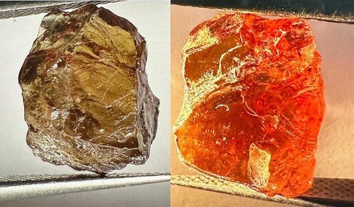 Natural colour change - natural,