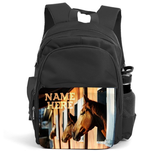 Personalised horse backpack - horse,