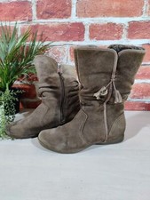 FOOTGLOVE M&S BROWN MID CALF