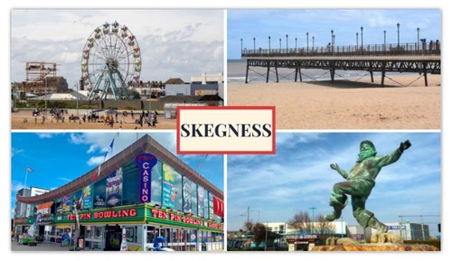 Skegness fridge magnet - skegness, uk