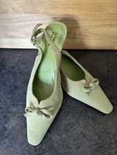 Ladies Shoes Green suede style