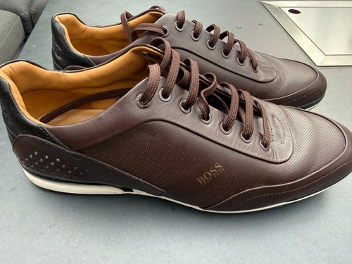 Hugo boss brown leather - hugo,