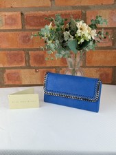 Stella McCartney Fallabella Purse Wallet Blue And Silver