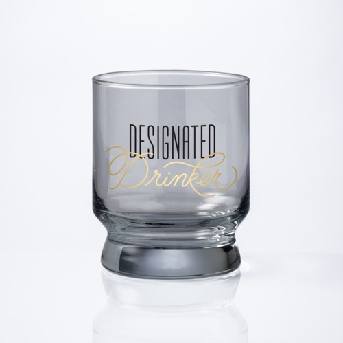 Designated drinker lowball - designated,