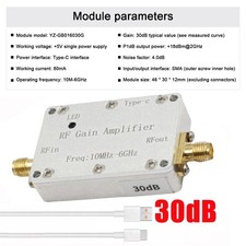 10M-6GHz RF Amplifier 30dB