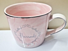 Harrods Mug Pink Marble Effect