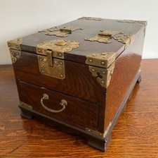 RARE ANTIQUE ORIENTAL WOODEN