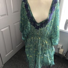 ladies green beach cover up size M from atmosphere 