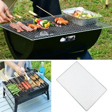 BBQ Grill Grate Disposable Stainless Steel Outdoor Cooking Grid Mesh Net Replace