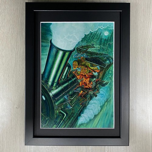 Framed raising steam art paul - framed,