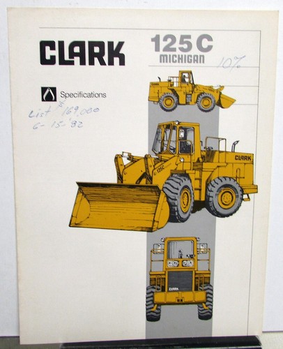 1980s clark 125c michigan - 125c,