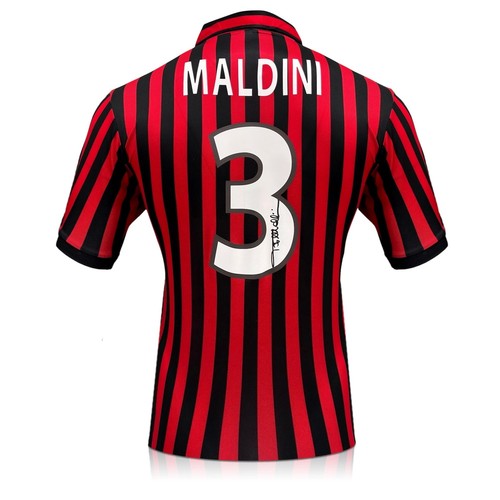 Paolo maldini signed - signed, ac