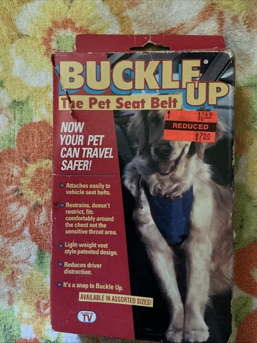 Vintage buckle pet seat - buckle, up