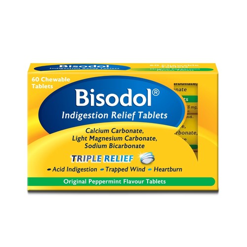 Bisodol indigestion relief - bisodol,