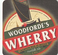 BEER MAT - WOODFORDE'S NORFOLK ALES - WOODFORDE'S WHERRY - (Cat 017) - (2005)