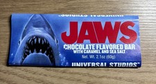Universal Studios JAWS  Chocolate Bar Wrapper Rare (Wrapper Only)