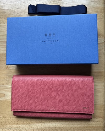 Smythson leather travel wallet - smythson,