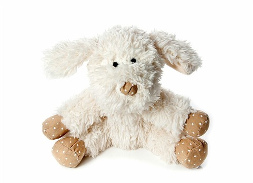 Mousehouse cream fluffy dog - cream,