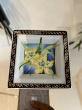 Versace jungle Small Square plate 8cm Vintage Collectible