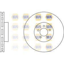 2x Brake Discs Vented Front