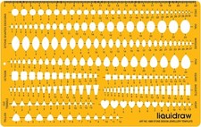 Liquidraw Jewellery Design Template Stencil, Jewellery Making Stone Shapes Heart