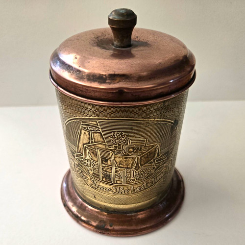 Vintage tea caddy - tea,
