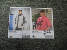 Emmerdale Shebz Miah as Kammy Hadiq - Bradley Riches as Lewis Barton - signed