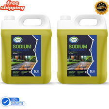 Sodium Hypochlorite 2x5L High Strength 15% Patio, Driveway & Brick Cleaner